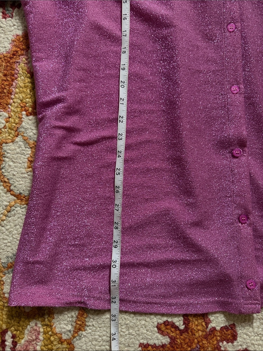 Princess Polly Sparkle Pink Button-Down Oversized Mini Dress - Picture 6 of 8